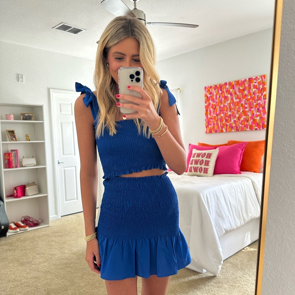 Blue Two Piece Set